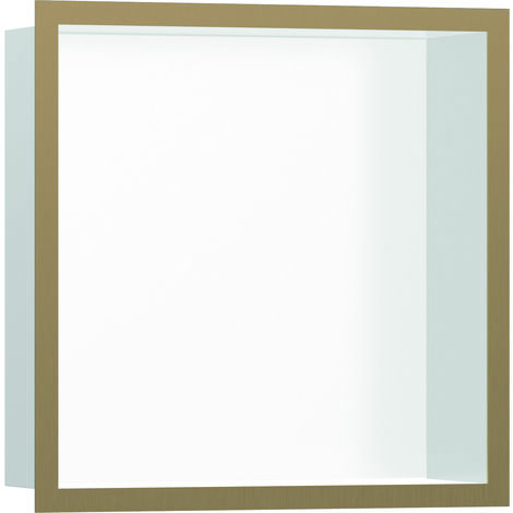 hansgrohe XtraStoris Individual Niche murale blanc mat avec cadre