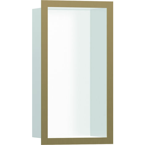 hansgrohe XtraStoris Individual Niche murale blanc mat avec cadre