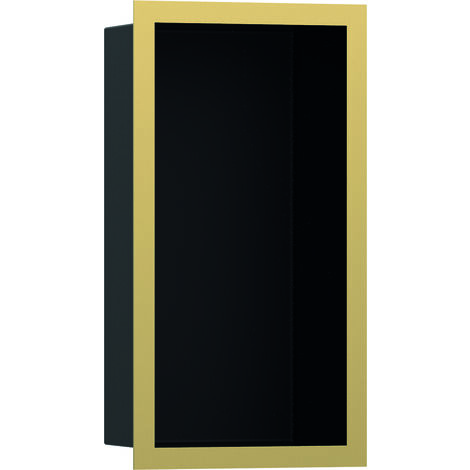 hansgrohe XtraStoris Individual Niche murale noir mat avec cadre