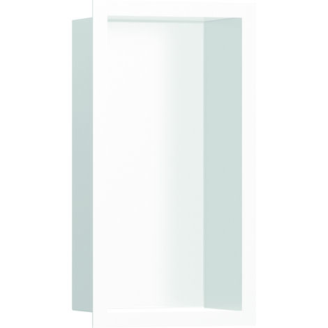 hansgrohe XtraStoris Nicho de pared individual blanco mate con