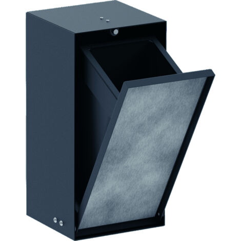 Hansgrohe XtraStoris Rock - Pattumiera da incasso 2,5 L, nero opaco 56063670