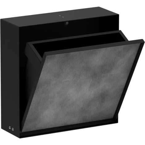 Hansgrohe XtraStoris Rock - Unterputz-Abfallbehälter 4 l, schwarz matt 56089670