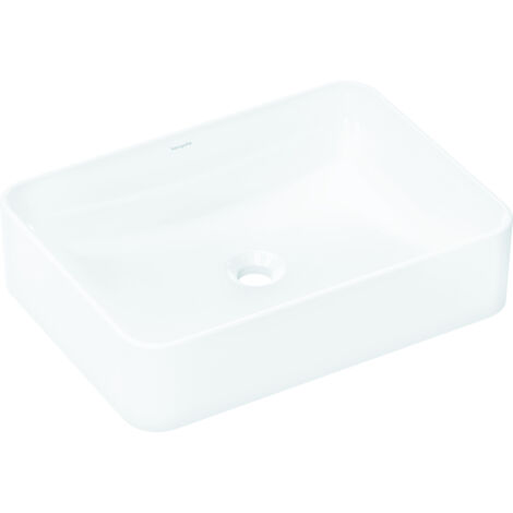 Hansgrohe Xuniva Q - Aufsatzwaschbecken, 55x40 cm, ohne Überlauf, SmartClean, weiß 61075450