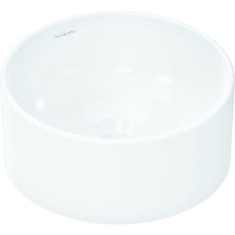 hansgrohe Xuniva S Aufsatzwaschtisch 300x300mm ohne Hahnloch und Überlauf, SmartClean, Weiß