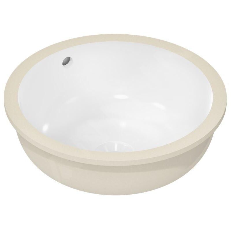 Hansgrohe - Xuniva s - Vasque encastré, diamètre 35 cm, avec trop-plein, blanc 60151450
