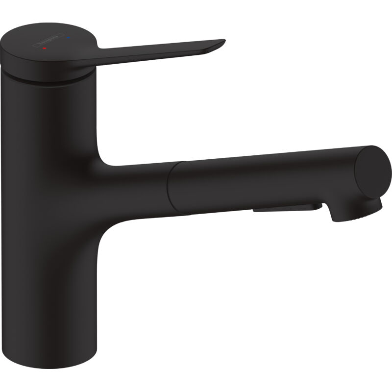 Hansgrohe - Zesis M33 - Mitigeur d'évier avec douchette extractible, sBox, noir mat 74821670 Hansgrohe - Zesis M33 - Mitigeur d'évier avec douchette extractible, sBox, noir mat 74821670
