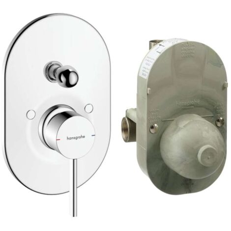 Hansgrohe Zesis S - Unterputzarmatur für 2 Verbraucher, mit Einbaukörper, Chrom 74418000