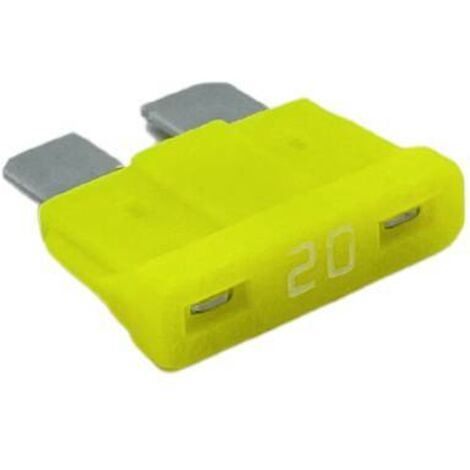 Hansor ATP-L20 Fusible plat standard pour voiture 20 A jaune 1 pc(s) D336512