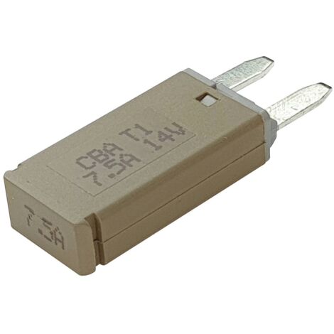 Hansor CBA1-0714 Disjoncteur pour fusible plat standard 7.5 A gris 1 pc(s) D334832