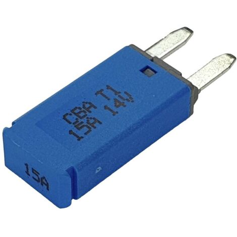 Hansor CBA1-1514 Disjoncteur pour fusible plat standard 15 A bleu 1 pc(s) D334842