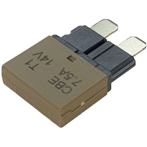 Hansor CBE1-0714 Disjoncteur pour fusible plat standard 7.5 A marron 1 pc(s) D334452