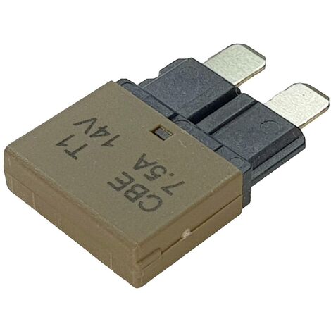 Hansor CBE1-0714 Disjoncteur pour fusible plat standard 7.5 A marron 1 pc(s) D334452