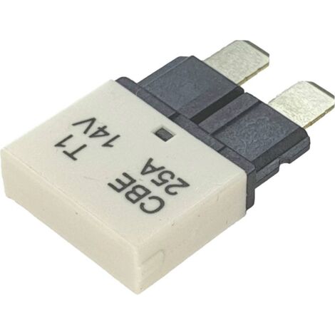 Hansor CBE1-2514 Disjoncteur pour fusible plat standard 25 A blanc 1 pc(s) D334482