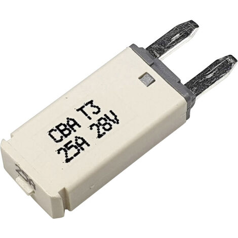 Hansor Circuit Breaker Mini, type 3. Manual Reset, 25A CBA3 Series 25A Sicherungsautomat Standard Fl