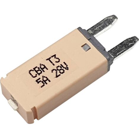 Hansor Circuit Breaker Mini, type 3. Manual Reset, 5A CBA3 Series 5A Interruttore automatico fusibile piatto standard 5