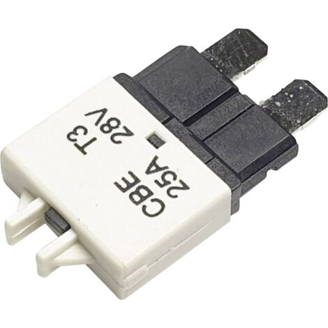 Hansor Circuit Breaker Standard, type 3, Manual Reset, 25A CBE3 Series 25A Interruttore automatico fusibile piatto stan