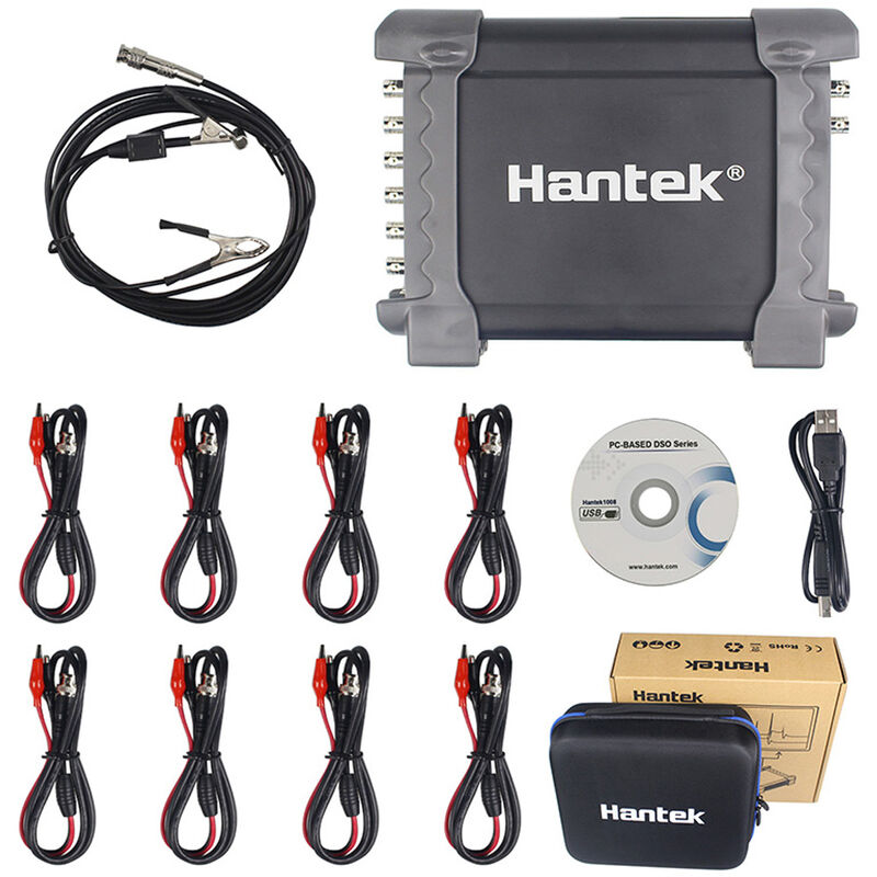 

Hantek 1008C Generador programable de 8 canales 1008C Osciloscopio digital automotriz Multime PC Almacenamiento Osciloscopio USB Nuevo Sasicare