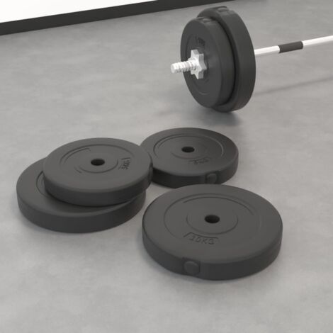 Hantelscheiben 4 Stk. 30 kg Zement CFW357646