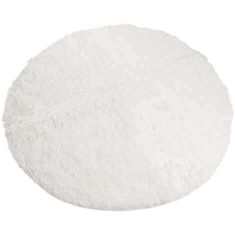 Haofy Tapis Rond en Peluche de 76,2 Cm en Microfibre Douce – Tapis Pelucheux Résistant à l'humidité avec Base Antidérapante pour Salon, Chambre à Coucher, Décoration d'intérieur pour Petits