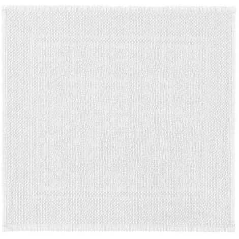 HAOMY - Tapis de bain KYMI Blanc 60x60 cm