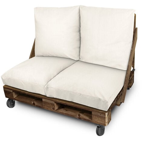 HAPPERS Cojín de suelo multiusos exterior Naylim Mate Crudo 60x60 (1 unidad) Crudo