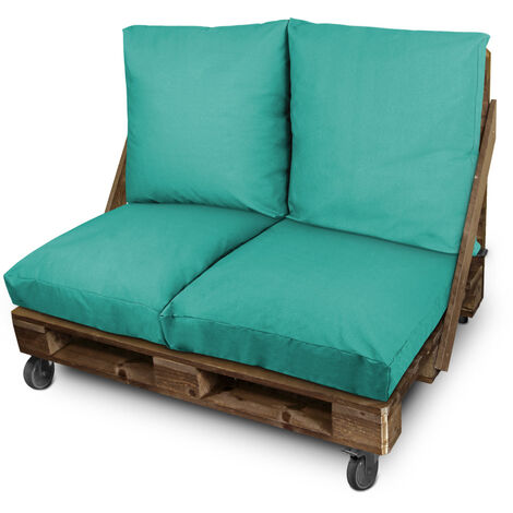 HAPPERS Coussin de sol polyvalent extérieur Naylim Mate Turquoise 60x60 Turquoise