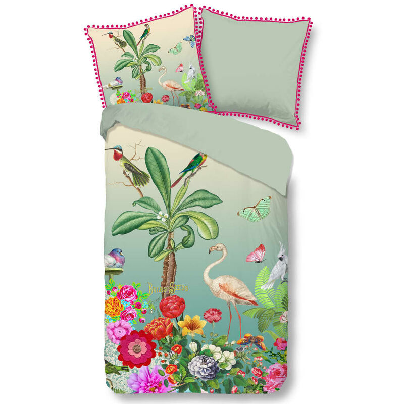 

Funda de edredón BOTANICA 140x200/220 cm - Multicolor - Happiness