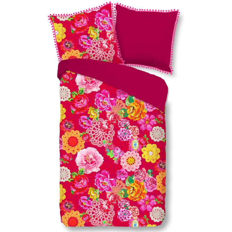 

Funda de edredón WOODSTOCK 135x200 cm - Multicolor - Happiness