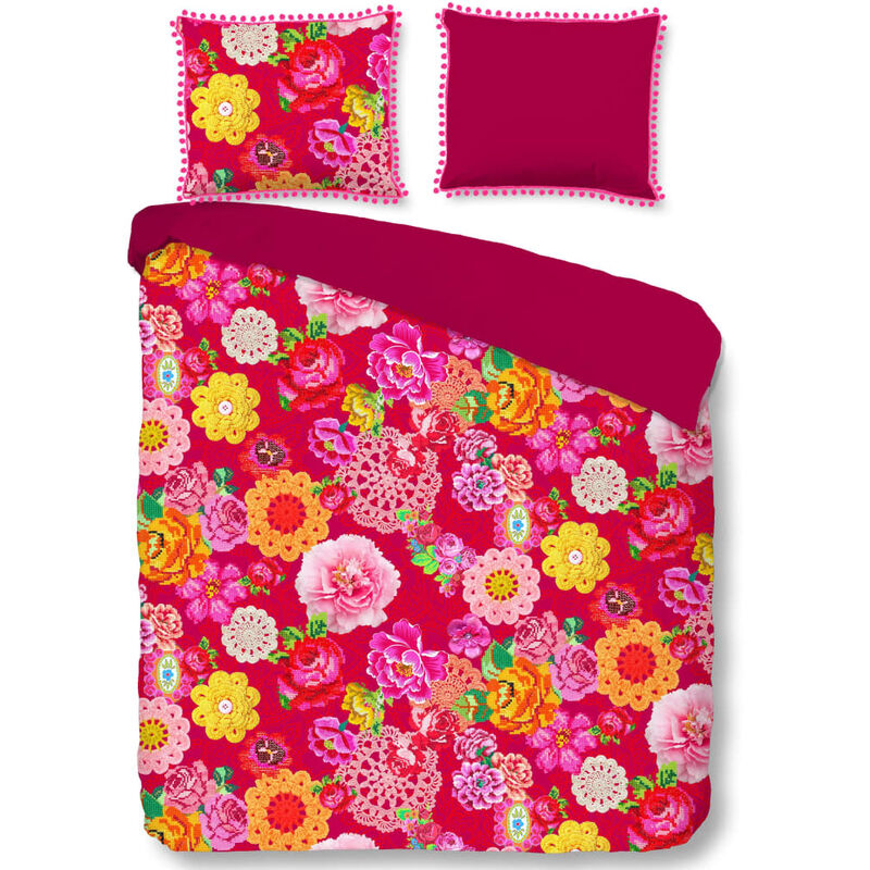 

Funda de edredón WOODSTOCK 155x220 cm - Multicolor - Happiness