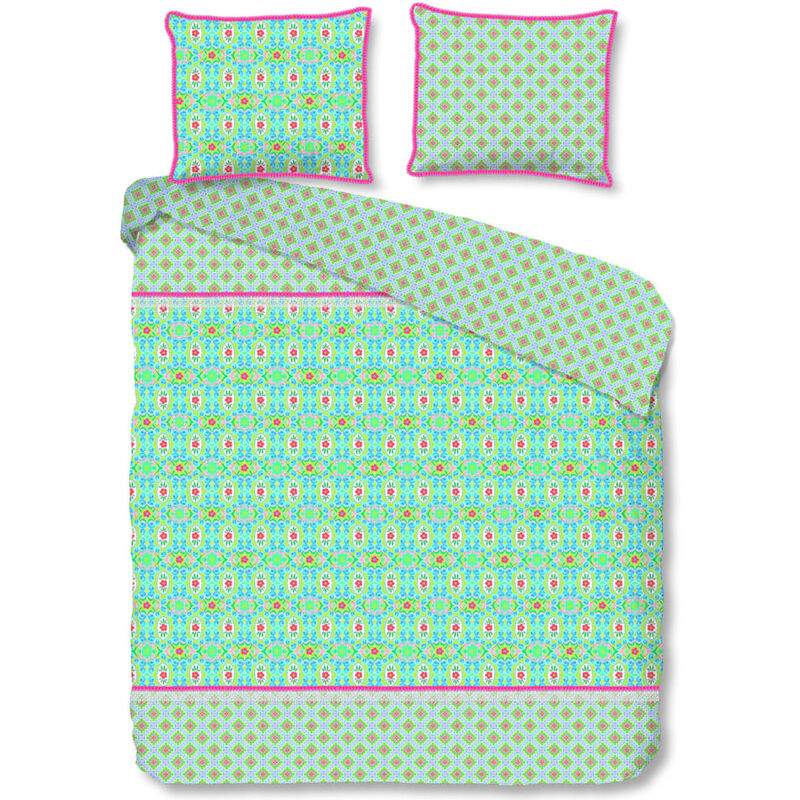 

Funda de edredón ZOSIA verde lima 140x200/220 cm - Verde - Happiness