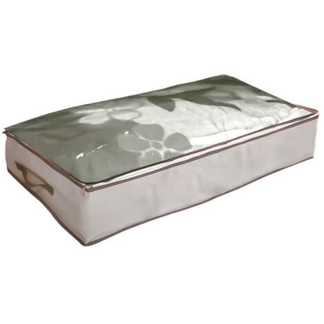 HAPPY caja multiusos 100x45x15cm , Caja multiusos 100x45x15 cm Ecológico, anitmoho y resitente a la humedad Ideal para guardar prendas grandes o ropa de cama Tamaño: 10