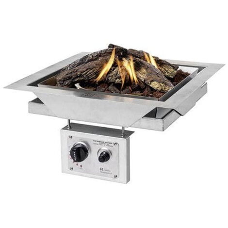 Happy Cocooning Mania Einbau-Feuerstelle 12 kW quadratisch large Einbaumodell