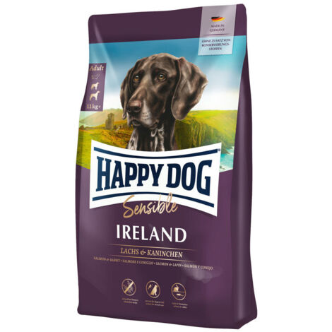 Happy Dog Sensible Irland Hundetrockenfutter Adult 1 kg Lachs & Kaninchen Trockenfutter