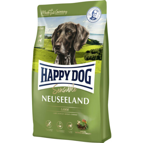 Happy Dog Sensible Neuseeland Hundetrockenfutter Adult 1 kg Lamm & Reis Trockenfutter