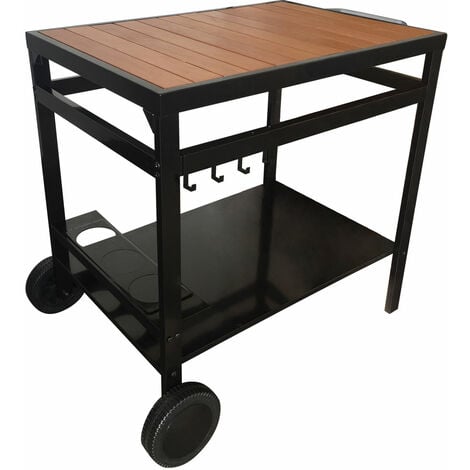 HAPPY GARDEN - Desserte AVEIRO noire pour plancha