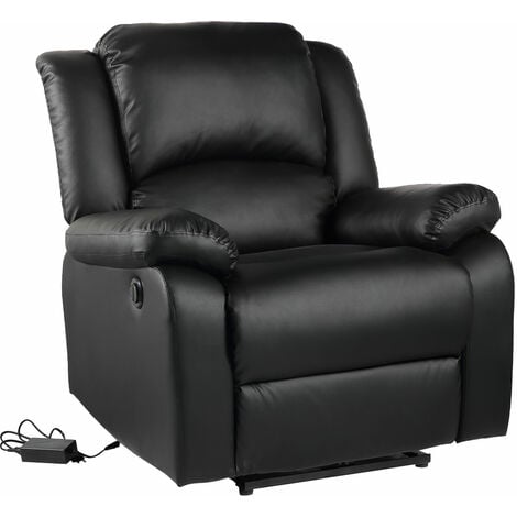 HAPPY GARDEN - Fauteuil électrique inclinable CLOUD noir