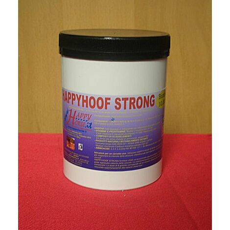 HAPPY HOOF STRONG pour protéger et nourrir le sabot des chevaux et obtenir une kératinisation optimale 500 g