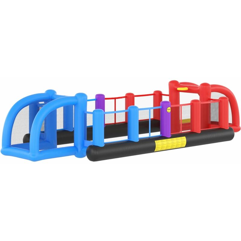 

Campo inflable de fútbol y voleibol 800x335x180 cm PVC - Multicolor - Happy Hop