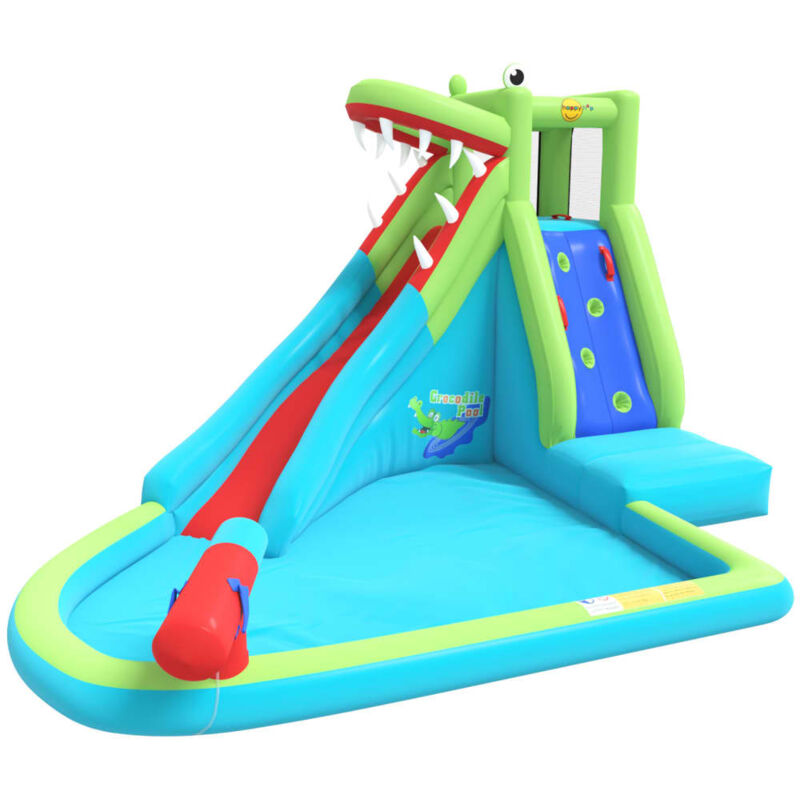 Happy Hop - Tobogán De Agua Inflable Con Piscina Pvc 356X300X230 Cm