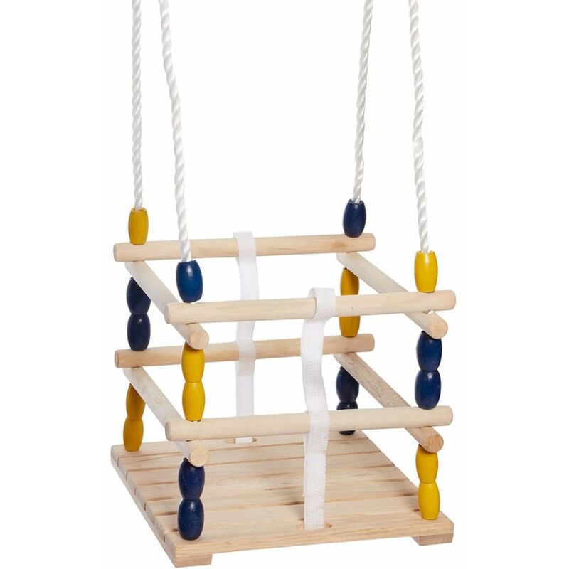 

Asiento de columpios para bebés enrejado madera - Multicolor - Happy People