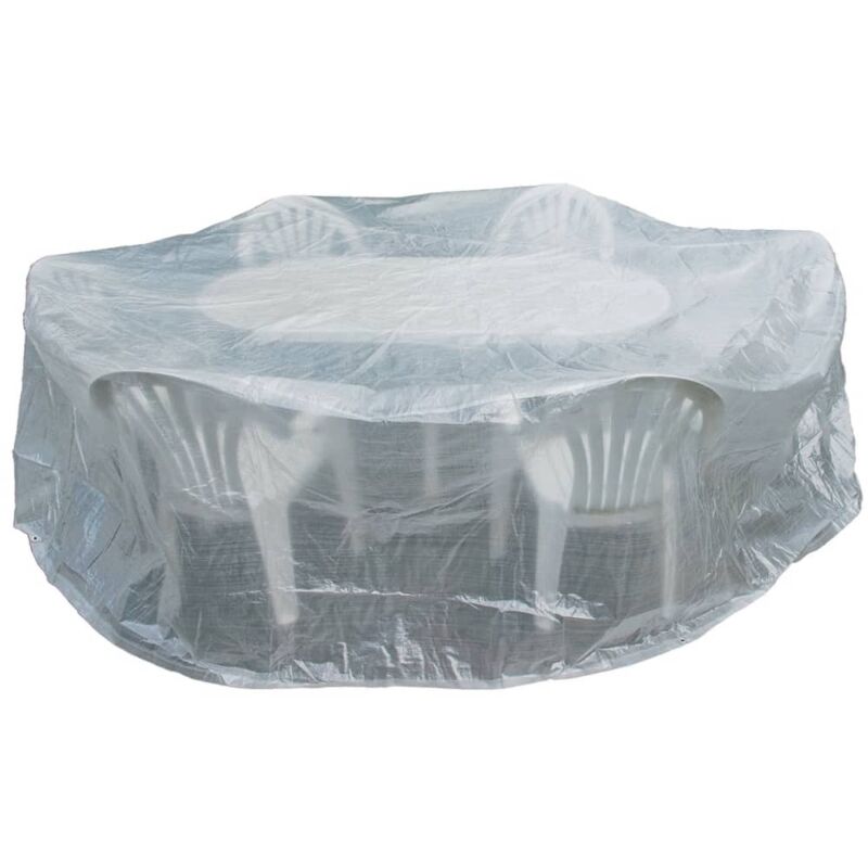 

Happy People Cubierta protectora universal set jardín redondo 320x93cm - Transparente