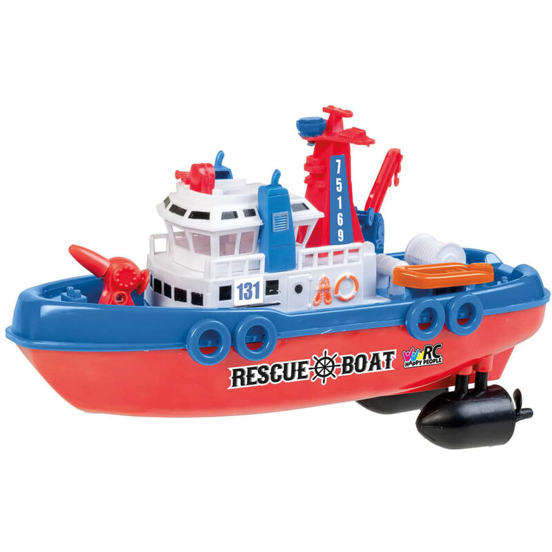 

Juguete controlado por radio RC bote de rescate - Multicolor - Happy People
