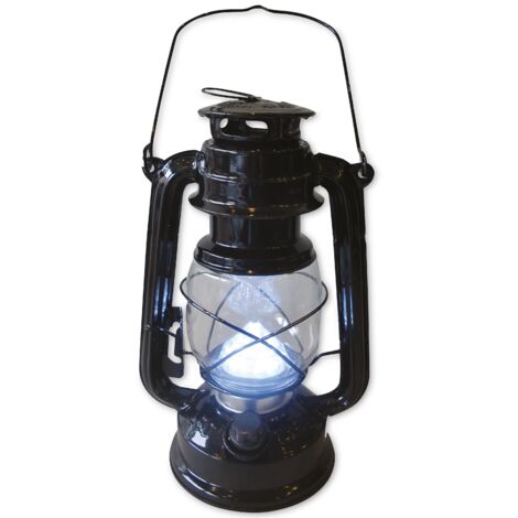 Happy People LED Laterne mit 12 LED's schwarz Campingzubehör