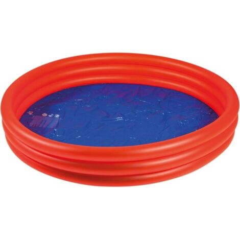 Happy People Pool mit 3 Ringen 175 cm rot ab 3 Jahren Badespaß