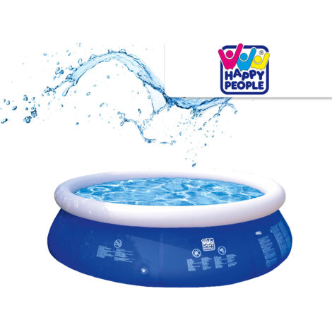 Happy People Quick-Up Pool blau 240 x 63 cm