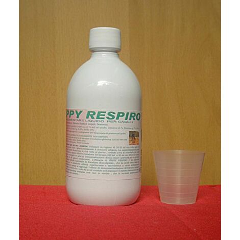 Happy Respiro mangime complementare apparato respiratorio per cavalli 500 ml con dosatore