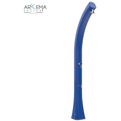 Happy XL Arkema 35 Lt douche solaire avec robinet lave-pieds Bleu