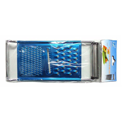 HAPPYFRIENDS rallador plano inoxidable 3 usos 26,5 cm blister