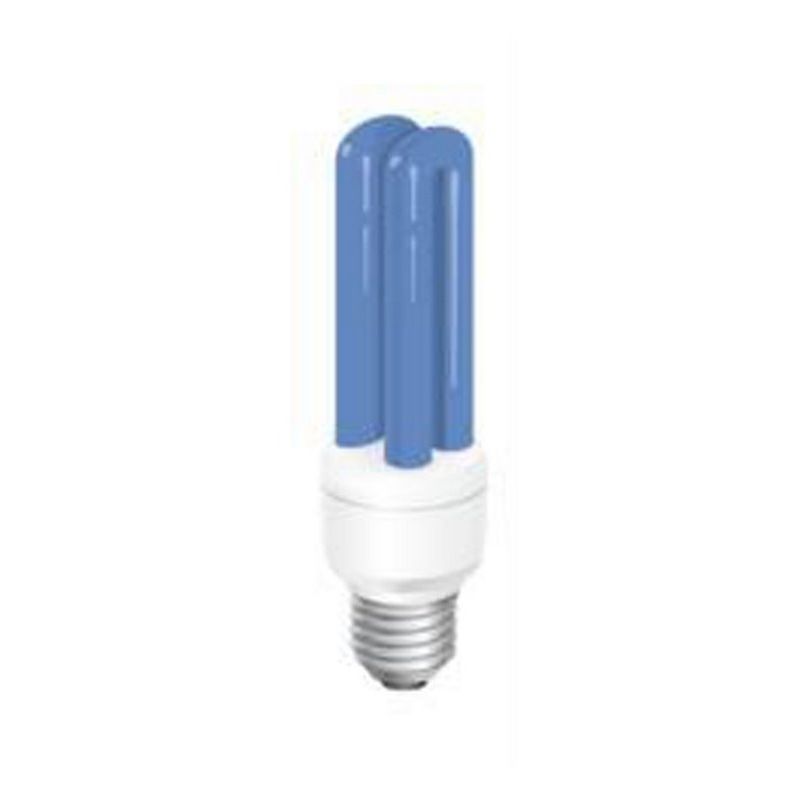 Image of Lampada energy saving Moonshine blu 25.000 k attacco E27 14 watt/2U