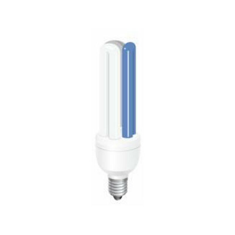 Image of Lampada energy saving bianca/blu 12.000k/25.000k attacco E27 14 watt/2U